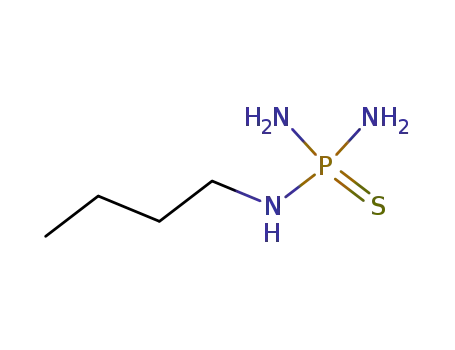 Molecular Structure of 94317-64-3 (N-(n-Butyl)thiophosphoric triamide)