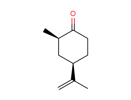 Molecular Structure of 118710-90-0 ((2R,4R)-(-)-2-methyl-4-isopropenylcyclohexanone)