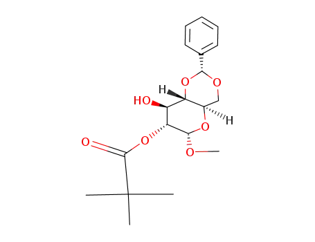 methyl 4,6-O-benzylidene-2-O-pivaloyl-α-D-glucopyranoside