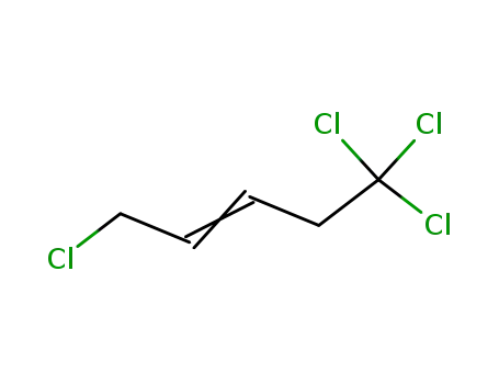 Molecular Structure of 24331-49-5 (2-Pentene, 1,5,5,5-tetrachloro-)