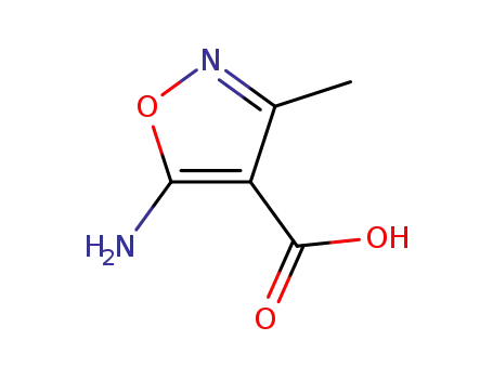 Molecular Structure of 84661-50-7 (5-AMINO-3-METHYL-ISOXAZOLE-4-CARBOXYLIC ACID)