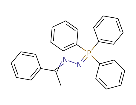 Molecular Structure of 2734-98-7 (1-(1-phenylethylidene)-2-(triphenyl-lambda~5~-phosphanylidene)hydrazine)
