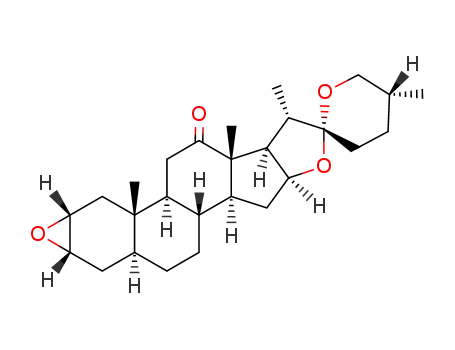 (25<i>R</i>)-2α,3α-epoxy-5α-spirostan-12-one