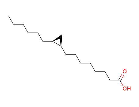 Molecular Structure of 4675-60-9 (CIS-9,10-METHYLENEHEXADECANOIC ACID)
