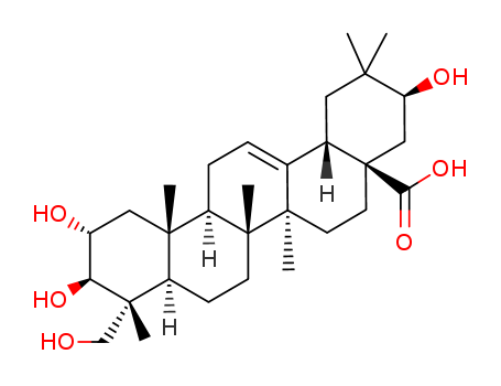 Olean-12-en-28-oicacid, 2,3,21,23-tetrahydroxy-, (2a,3b,4a,21b)- (9CI)