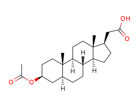 Pregnan-21-oic acid,3-(acetyloxy)-, (3b,5a)- (9CI) cas  23017-31-4
