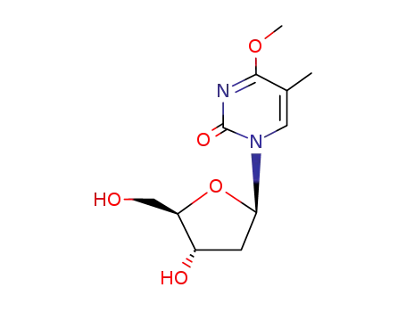 Molecular Structure of 50591-13-4 (Thymidine, 4-O-methyl-)