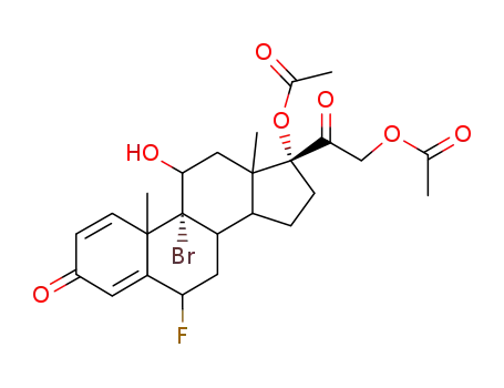 17,21-ジアセトキシ-9-ブロモ-6β-フルオロ-11β-ヒドロキシプレグナ-1,4-ジエン-3,20-ジオン
