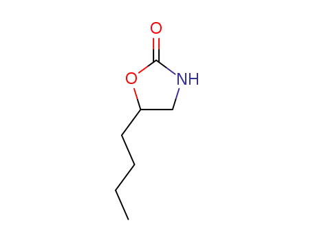 Molecular Structure of 7693-75-6 (2-Oxazolidinone, 5-butyl-)