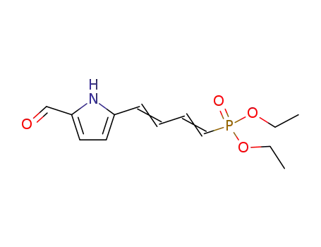 Phosphonic acid, [4-(5-formyl-1H-pyrrol-2-yl)-1,3-butadienyl]-, diethyl
ester