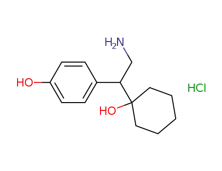 Molecular Structure of 135308-76-8 (D,L-N,N-Didesmethyl-O-desmethyl Venlafaxine Hydrochloride)