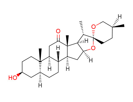Spirostan-12-one,3-hydroxy-, (3b,5a,25S)- (9CI)