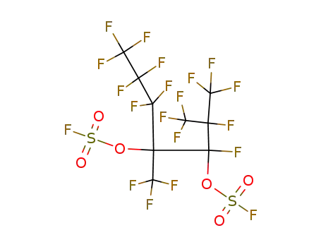 Fluorosulfuric acid 2,3,4,4,4-pentafluoro-2-fluorosulfonyloxy-1-heptafluoropropyl-1,3-bis-trifluoromethyl-butyl ester
