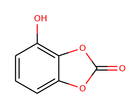 Molecular Structure of 6249-25-8 (1,3-Benzodioxol-2-one,  4-hydroxy-)