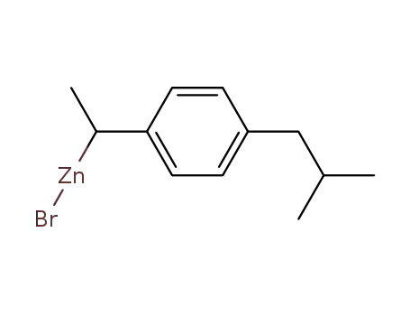 1-(4-isobutylphenyl)ethylzinc bromide