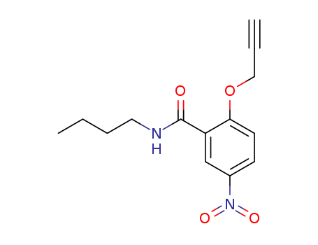 N-Butyl-5-nitro-2-(2-propynyloxy)benzamide