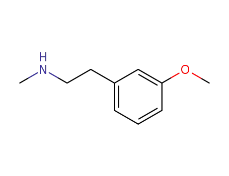Molecular Structure of 33543-62-3 ([2-(3-METHOXY-PHENYL)-ETHYL]-METHYL-AMINE)