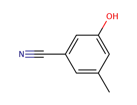 Molecular Structure of 95658-81-4 (3-hydroxy-5-Methylbenzonitrile)