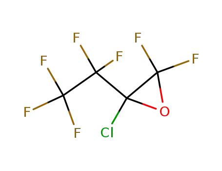 Molecular Structure of 118361-32-3 (1,2-epoxy-2-chloroheptafluorobutane)