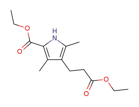 1H-Pyrrole-3-propanoicacid, 5-(ethoxycarbonyl)-2,4-dimethyl-, ethyl ester