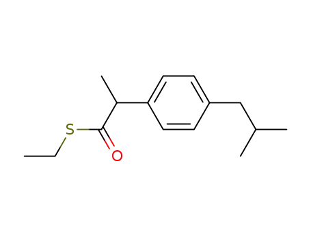 S-ethyl α-(4-isobutylphenyl)thiopropionate
