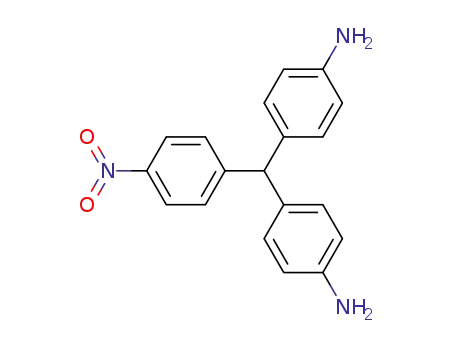 Molecular Structure of 47334-87-2 (Benzenamine, 4,4'-[(4-nitrophenyl)methylene]bis-)