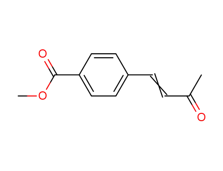 Molecular Structure of 76322-80-0 (Benzoic acid, 4-(3-oxo-1-butenyl)-, methyl ester)