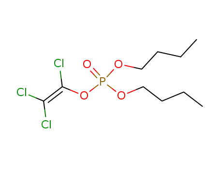 Molecular Structure of 89094-85-9 (Phosphoric acid, dibutyl trichloroethenyl ester)