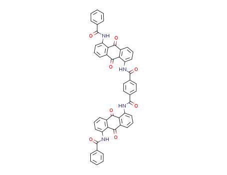 1,4-Benzenedicarboxamide,N1,N4-bis[5-(benzoylamino)-9,10-dihydro-9,10-dioxo-1-anthracenyl]-