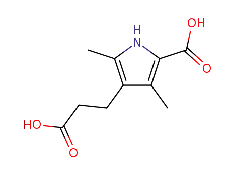 4-(2-carboxyethyl)-3,5-dimethyl-1H-pyrrole-2-carboxylic Acid