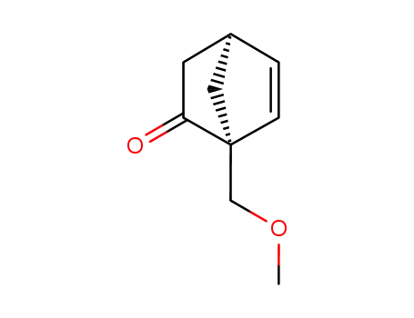 Molecular Structure of 61855-77-4 (1-methoxymethylnorborn-5-en-2-one)