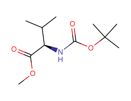 Molecular Structure of 106391-85-9 (BOC-D-VALINE METHYL ESTER)