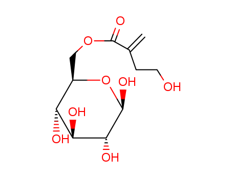 b-D-Glucopyranose,6-(4-hydroxy-2-methylenebutanoate)