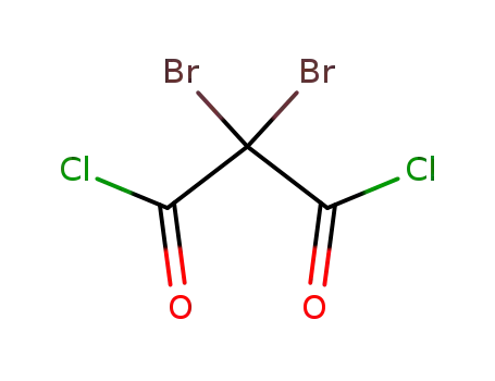 Molecular Structure of 74539-43-8 (Propanedioyl dichloride, dibromo-)