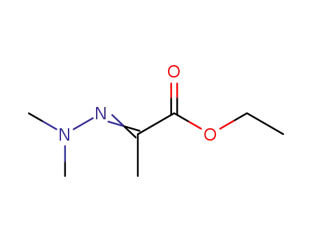 Molecular Structure of 65296-08-4 (ethyl 2-(dimethylhydrazinylidene)propanoate)