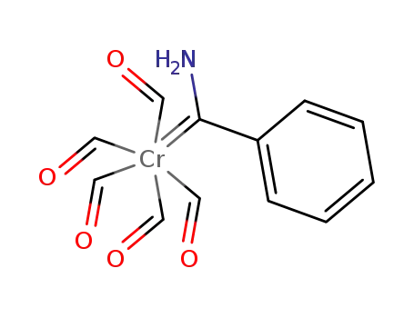 Molecular Structure of 32370-44-8 (Chromium, (aminophenylmethylene)pentacarbonyl-, (OC-6-21)-)