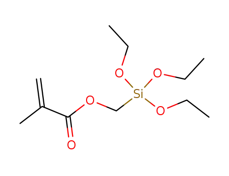 Molecular Structure of 5577-72-0 (Methacryloxymethyltriethoxysilane)