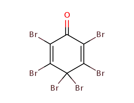 Molecular Structure of 34946-84-4 (hexabromo-cyclohexa-2,5-dienone)