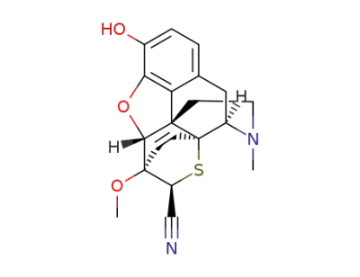 (4R,4aS,7S,7aR,12bS,14S)-9-Hydroxy-7-methoxy-3-methyl-1,2,3,4,7,7a-hexahydro-4a,7-(epithiomethano)-4,12-methanobenzofuro[3,2-e]isoquinoline-14-carbonitrile