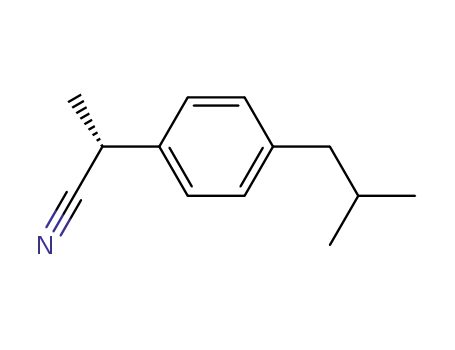 (2R)-2-[4-(2-methylpropyl)phenyl]propanenitrile