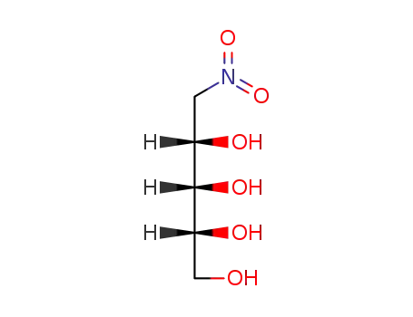 Molecular Structure of 130930-30-2 (1-Deoxy-1-nitro-D-ribitol)
