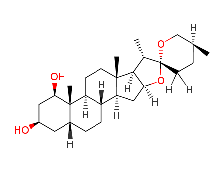(25S)-5β-Spirostane-1β,3β-diol