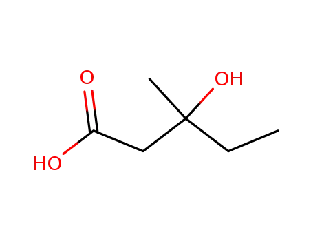 Molecular Structure of 150-96-9 (3-HYDROXY-3-METHYL-N-VALERIC ACID)