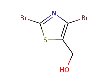 Molecular Structure of 170232-68-5 (2,4-Dibromothiazole-5-methanol)