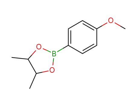 Molecular Structure of 215877-38-6 (4,5-dimethyl-2-(4-methoxyphenyl)-1,3,2-dioxaborolane)