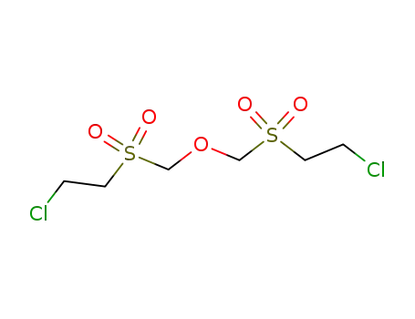 Molecular Structure of 53061-10-2 (bis(2-chloroethylsulphonylmethyl) ether)
