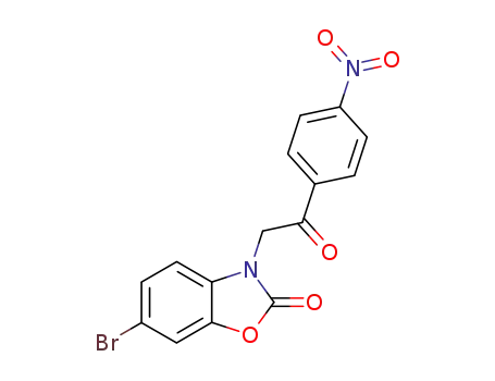 6-Bromo-3-[2-(4-nitro-phenyl)-2-oxo-ethyl]-3H-benzooxazol-2-one