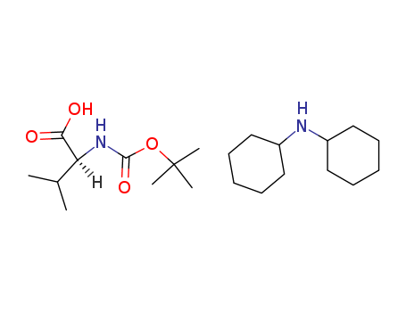 N-cyclohexylcyclohexanamine; 3-methyl-2-(tert-butoxycarbonylamino)butanoic acid