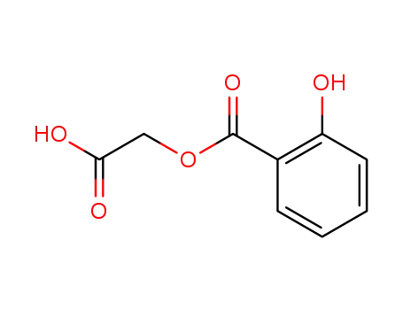Molecular Structure of 108085-52-5 (Benzoic acid, 2-hydroxy-, carboxymethyl ester)