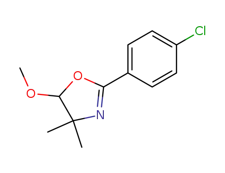 Molecular Structure of 54573-19-2 (4,4-dimethyl-5-methoxy-2-(4-chlorophenyl)-2-oxazoline)